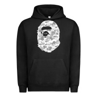 Pigment Black Gorilla Head Shot Urban Hoodie - linhVisuals