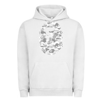 Pigment Lunar Rock Gorilla Head Shot Urban Hoodie - linhVisuals