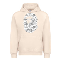 Sandshell Gorilla Head Shot Urban Hoodie - linhVisuals