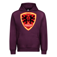 Mauve Wine urban prep charter academy for young men Urban Hoodie - linhVisuals