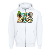 White western lets get lit ado Zipper Hoodie - AdoDesignShop