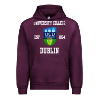 Mauve Wine university college dublin Urban Hoodie - linhVisuals