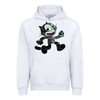 White felix Urban Hoodie - linhVisuals