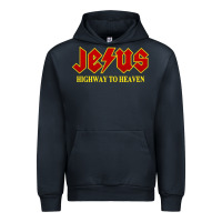 Navy jesus rocks highway to heaven Urban Hoodie - linhVisuals