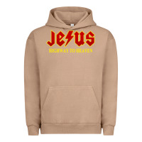 Pigment Burro jesus rocks highway to heaven Urban Hoodie - linhVisuals