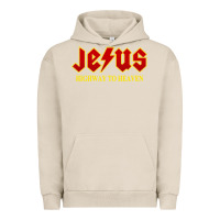 Pigment French Oak jesus rocks highway to heaven Urban Hoodie - linhVisuals