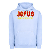 Pigment Grape Ice jesus rocks highway to heaven Urban Hoodie - linhVisuals