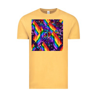 Vintage Mustard lgbt flag seamless pattern Vintage Tee - FaDigitalArtStudio