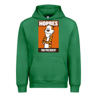 Emerald hobbes for president Urban Hoodie - linhVisuals