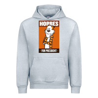Heather Grey hobbes for president Urban Hoodie - linhVisuals