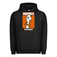 Pigment Black hobbes for president Urban Hoodie - linhVisuals