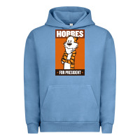 Pigment Pebble Blue hobbes for president Urban Hoodie - linhVisuals