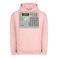 Pigment Salmon akai mpc2000 Urban Hoodie - linhVisuals