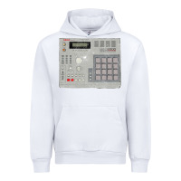 White akai mpc2000 Urban Hoodie - linhVisuals