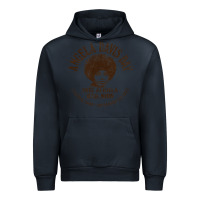 Navy angela davis day 70s black rights Urban Hoodie - linhVisuals