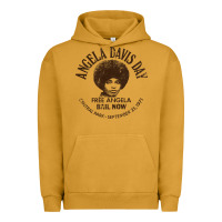 Pigment Peanut Butter angela davis day 70s black rights Urban Hoodie - linhVisuals