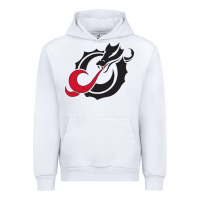 White MSUM Dragons, Gear Urban Hoodie - linhVisuals