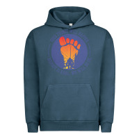 Pigment Midnight Navy bigfoot t  shirt bigfoot lives design t  shirt Urban Hoodie - linhVisuals