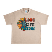 French Oak Long live freedom Urban Heavy Tee - FaDigitalArtStudio