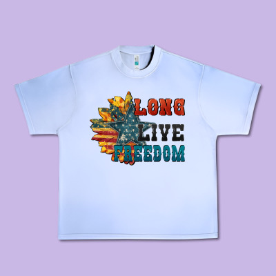 Long Live Freedom Urban Heavy Tee Designed By Fadigitalartstudio