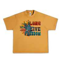 Peanut Butter Long live freedom Urban Heavy Tee - FaDigitalArtStudio