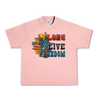 Salmon Long live freedom Urban Heavy Tee - FaDigitalArtStudio