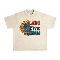 Sandshell Long live freedom Urban Heavy Tee - FaDigitalArtStudio