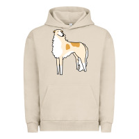 Pigment French Oak borzoi Urban Hoodie - linhVisuals