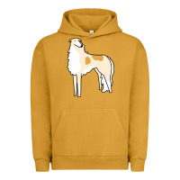 Pigment Peanut Butter borzoi Urban Hoodie - linhVisuals