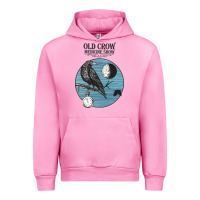 Fuchsia Pink old crow medicine show Urban Hoodie - linhVisuals