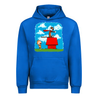 Cobalt Calvin Hobbes Urban Hoodie - linhVisuals