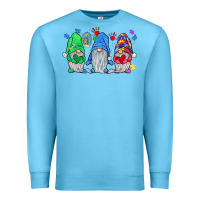 Ocean Blue autism gnome Premium Sweatshirt - JahusDesignShop