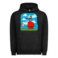 Pigment Black Calvin Hobbes Urban Hoodie - linhVisuals