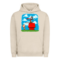 Pigment French Oak Calvin Hobbes Urban Hoodie - linhVisuals