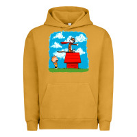 Pigment Peanut Butter Calvin Hobbes Urban Hoodie - linhVisuals