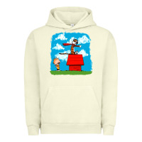 Pigment Pistachio Calvin Hobbes Urban Hoodie - linhVisuals