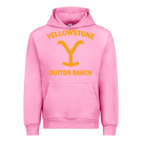 Fuchsia Pink dutton ranch Urban Hoodie - linhVisuals