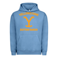 Pigment Pebble Blue dutton ranch Urban Hoodie - linhVisuals
