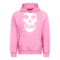 Fuchsia Pink mens skull Urban Hoodie - linhVisuals