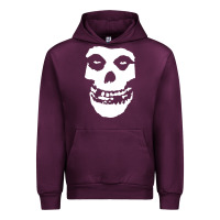 Mauve Wine mens skull Urban Hoodie - linhVisuals