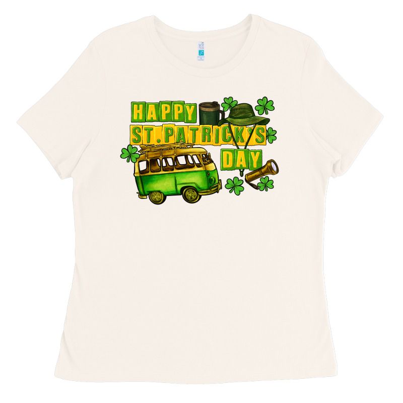 Camper Happy St. Patrick's Day Ladies Tee by CowGirlArtShop | Teevron