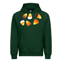 Forest Green candy corn Urban Hoodie - linhVisuals