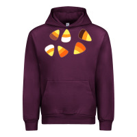 Mauve Wine candy corn Urban Hoodie - linhVisuals