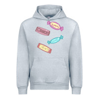 Heather Grey candy pieces Urban Hoodie - linhVisuals