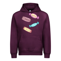 Mauve Wine candy pieces Urban Hoodie - linhVisuals
