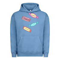 Pigment Pebble Blue candy pieces Urban Hoodie - linhVisuals