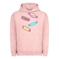 Pigment Salmon candy pieces Urban Hoodie - linhVisuals