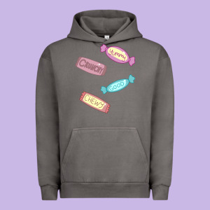 Candy Pieces Urban Hoodie Designed By Linhvisuals