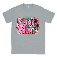 Heather Grey i wear pink for my aunt Classic Tee - CowGirlArtShop