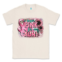 Natural i wear pink for my aunt Classic Tee - CowGirlArtShop